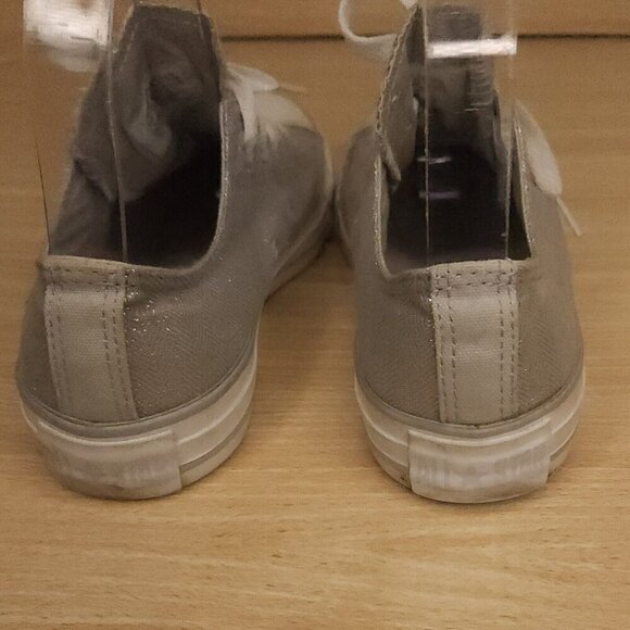 Converse Chuck Taylor Silver Sparkle Sneaker 6 - Picture 5 of 8